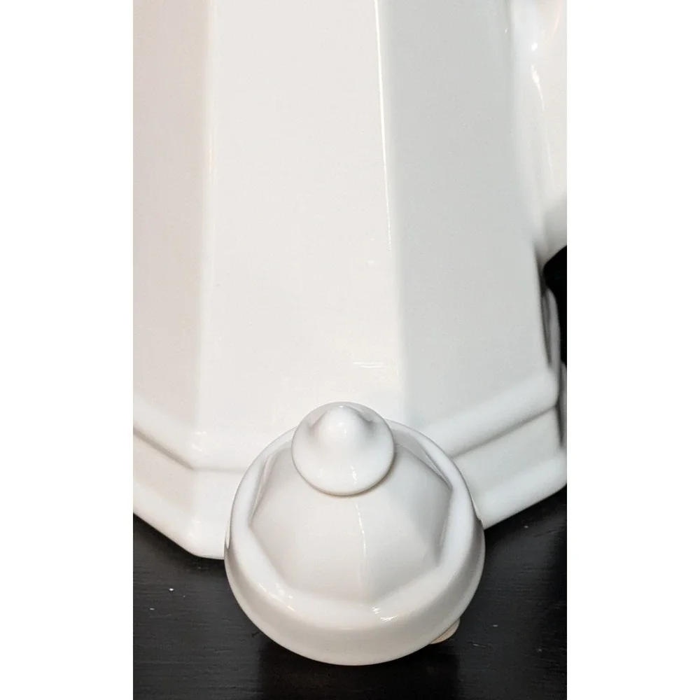 Pfaltzgraff Heritage White 3-Piece Coffee/Tea Service Coffee Pot Sugar Creamer